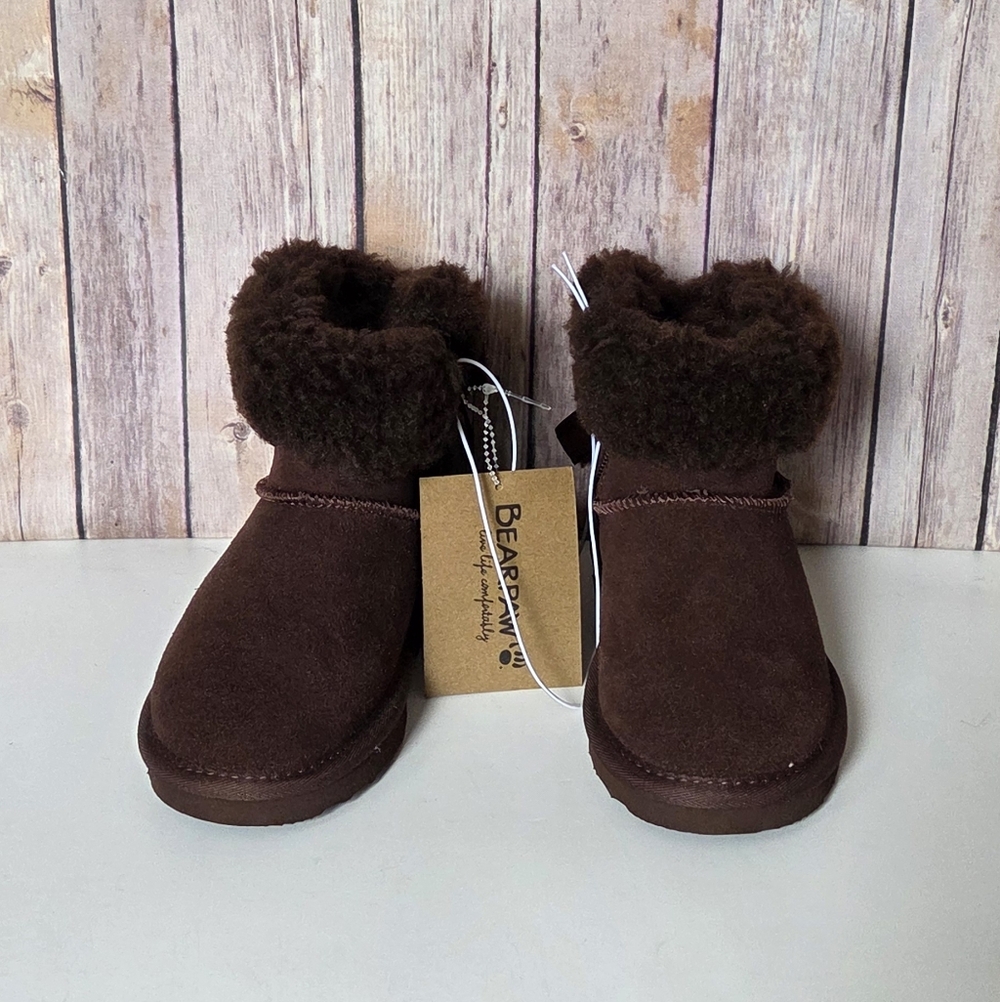 Bearpaw Kids Brown Boots NWT